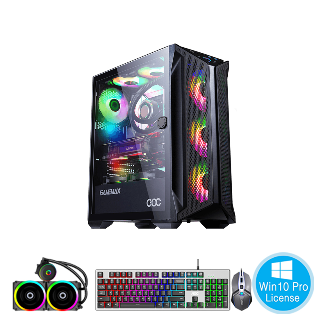 PC-Case Gaming-Design Intel Core i5-13600K 3.5Ghz Turbo 5.1Ghz 14cores-20threads Mainboard B760M RAM DDR5 32Gb M.2 NVME 1Tb PSU 850W Wifi KB-Mouse (No Monitor)